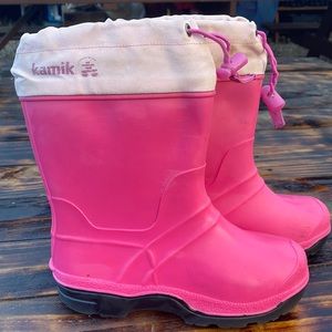 Kamik girls snow shoes size 1